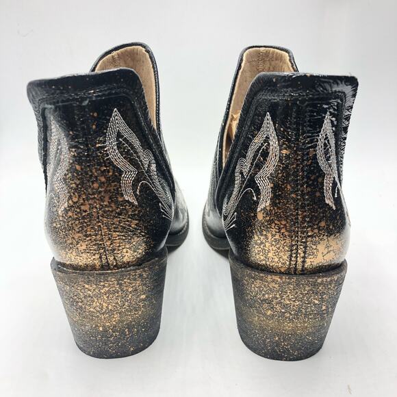 Circle G by Corral  Embroidered Pointed Toe Ankle Boots Multicolor Size 7 M - Picture 6 of 12